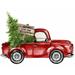 The Holiday Aisle® Home for the Holidays - Truck Decorative Accent Wood in Brown | 12 H x 10 W x 1 D in | Wayfair 8927DE032C4949A89CCD86A54FEC9C62