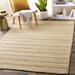 White 96 x 0.01 in Area Rug - Birch Lane™ Mulaney Handwoven Flatweave Cream Area Rug Jute & Sisal, Rayon | 96 W x 0.01 D in | Wayfair