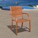 Longshore Tides Landon Stacking Patio Dining Chair Wood in Brown | 36 H x 23 W x 23 D in | Wayfair 73F47A4F3C08446AABA94060EAEC53BA