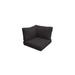 Covers for High-Back Corner Chair Cushions 6 inches thick in Black - TK Classics 040CK-CORNER-BLACK