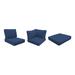 High Back Cover Set for BARBADOS-17a in Navy - TK Classics CK-HB-BARBADOS-17a-NAVY