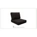 High Back Cushion Set for COAST-03c in Black - TK Classics CUSHIONS-COAST-03c-BLACK