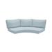 Covers for High-Back Curved Armless Sofa Cushions 6 inches thick in Spa - TK Classics 020CK-HB-CURVED-SPA