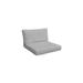 Covers for Chair Cushions 4 inches thick in Grey - TK Classics 010CK-ARMLESS-GREY