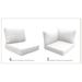 High Back Cushion Set for VENICE-08e in Sail White - TK Classics CUSHIONS-VENICE-08e-WHITE