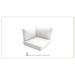 High Back Cushion Set for FLORENCE-03b in Sail White - TK Classics CUSHIONS-FLORENCE-03b-WHITE