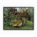 World Menagerie 'The Hungry Lion in the Jungle Illustration' by Henri Rousseau Painting Print Wood in Brown | 11 H x 14 W x 1.5 D in | Wayfair