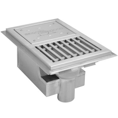 Eagle Group WTFT-1296-FGG Cool Trough 12" x 96" Water Tempering System with Fiberglass Grating