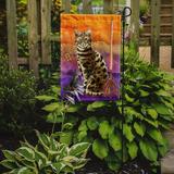 Caroline's Treasures Bengal Halloween Flag Garden Size Ck3180gf, Polyester in Orange | 15 H x 11 W in | Wayfair