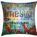 East Urban Home Indoor/Outdoor 40" Throw Pillow Cover Polyester | 40 H x 40 W x 0.1 D in | Wayfair E34D09A2CE2A46799646198A307B667C