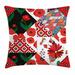 East Urban Home Floral Indoor/Outdoor 28" Throw Pillow Cover Polyester | 28 H x 28 W x 0.1 D in | Wayfair AB46C8EDDE524C45A8A73AB08D75130C