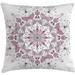 East Urban Home Floral Indoor/Outdoor 36" Throw Pillow Cover Polyester | 36 H x 36 W x 0.1 D in | Wayfair 347118FF1C5C41FB9853CA7B0DBA51C7