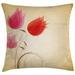 East Urban Home Indoor/Outdoor Floral 36" Throw Pillow Cover Polyester | 36 H x 36 W x 0.1 D in | Wayfair B13A06EB2BD9441C9871D4FE6D5C7DEA