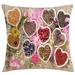 East Urban Home Floral Indoor/Outdoor 36" Throw Pillow Cover Polyester | 36 H x 36 W x 0.1 D in | Wayfair 71C19395B8214E6E89D8DDD41586F225