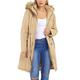 SS7 Womens Parka Coat with Faux Fur Hood