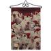 Breeze Decor Christmas Piggies Winter Impressions 2-Sided Polyester 19 x 13 in. Garden Flag in Gray/Red | 18.5 H x 13 W x 1 D in | Wayfair