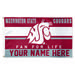 WinCraft Washington State Cougars Personalized 3' x 5' One-Sided Deluxe Flag