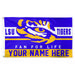 WinCraft LSU Tigers Personalized 3' x 5' One-Sided Deluxe Flag