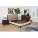 Home by Hollywood Bedder Base Steel Platform Bed Frame w/ 14" Underbed Storage Metal | 14 H x 76 W x 75 D in | Wayfair BB2430TXL