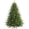 WeRChristmas Prelit Balsam Fir Christmas Tree with 600 Chasing Warm LED Lights, Multi-Colour, 7 feet/2.1m