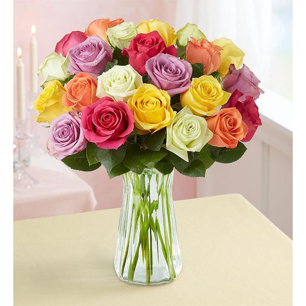 1-800-flowers-flower-delivery-two-dozen-assorted-roses-w--clear-vase-|-100%-satisfaction-guaranteed-|-happiness-delivered-to-their-door/