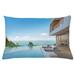 East Urban Home Indoor/Outdoor Lumbar Pillow Cover Polyester | 16 H x 26 W x 0.1 D in | Wayfair 71B0D9C6C6AB4669B8D91CD428F1A830