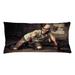 East Urban Home Zombie Indoor/Outdoor Lumbar Pillow Cover Polyester in White | 16 H x 36 W x 0.1 D in | Wayfair 064BD997DA1C4EBDB76881393AA3D441