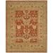 White 144 x 0.5 in Area Rug - World Menagerie Pilika Oriental Hand Knotted Wool Rust/Beige Area Rug Wool | 144 W x 0.5 D in | Wayfair