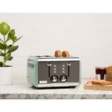 HADEN Cotswold 4-Slice Wide Slot Toaster Stainless Steel in Green | 7.5 H x 11.25 W x 10.75 D in | Wayfair 75009