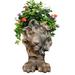 HomeStyles Muggly's Lion Mascot Animal Statue Planter Fiberglass/Resin/Plastic/Concrete/Stone in Gray | 13.5 H x 9 W x 9.5 D in | Wayfair 37686