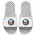 Men's ISlide White New York Islanders Primary Logo Slide Sandals