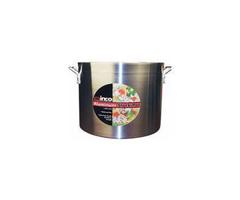 Winco ALHP-40 40 qt. Precision Aluminum Stock Pot