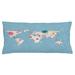 East Urban Home World Map Indoor/Outdoor Lumbar Pillow Cover Polyester in White | 16 H x 26 W x 0.1 D in | Wayfair 07CEBEB5F4C543A79CA45E7401A7A9FD