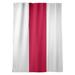 East Urban Home New Jersey College Stripes Room Darkening Rod Pocket Single Curtain Panel Sateen in White | 53 H in | Wayfair