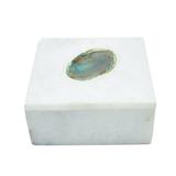 Everly Quinn Marble Jewelry Box in White | 2 H x 6 W x 6 D in | Wayfair E3579AE0FF09450084AE585633DD7FDE