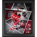 Jack Hughes New Jersey Devils Framed 15" x 17" Impact Player Collage with a Piece of Game-Used Puck - Limited Edition 500