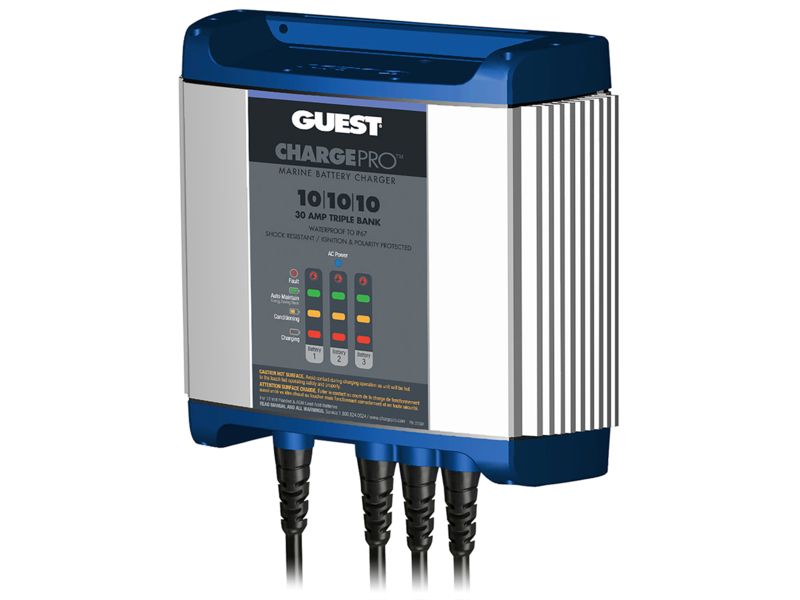 Guest On-Board Battery Charger 30A / 12V - 3 Bank - 120V Input 2731A