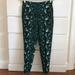 J. Crew Pants & Jumpsuits | J Crew Tapered Easy Pant Green Black Print 6 | Color: Black/Green/Red | Size: 6