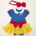 Disney Costumes | Disney Snow White Costume Bodysuit For Baby Girl | Color: Blue/Yellow | Size: 12-18m