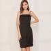 J. Crew Dresses | J Crew Foldover Dress In Satin-Back Crepe 6 Black | Color: Black | Size: 6