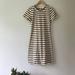 J. Crew Dresses | Euc Jcrew Cream And Blue Striped T Shirt Dress Szs | Color: Blue/Cream | Size: S