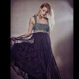 Free People Dresses | Free People Special Edition Dress | Color: Black/Blue | Size: 4