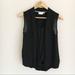 Anthropologie Tops | Anthropologie Deletta Black Sleeveless Tank Blouse | Color: Black | Size: Xs