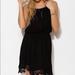 Urban Outfitters Dresses | Ecote Gabrie Crochet-Trim Tank Dress | Color: Black | Size: Xs