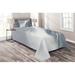 East Urban Home Microfiber Modern & Contemporary Coverlet Set Microfiber in Gray | Twin Bedspread + 1 Sham | Wayfair