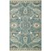 White 24 x 0.5 in Area Rug - CompanyC Blair Oriental Hand Hooked Area Rug in Deep Green Blue/Gray/Wool | 24 W x 0.5 D in | Wayfair 10966-TURQ-2X3