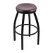 Holland Bar Stool 802 Misha Swivel Bar Stool Wood/Metal in Blue/Black | 19 W x 19 D in | Wayfair 80236BWDCMpl