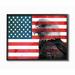 Winston Porter 'American Flag USA Bald Eagle Design' Graphic Art on Canvas in Black/Blue/Red | 16 H x 20 W x 1.5 D in | Wayfair