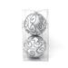 The Holiday Aisle® Ball Ornament Fabric in Gray/Yellow | 4 H x 4 W x 4 D in | Wayfair 0A6873E95C2D48D6B87A5E73E7A60C52