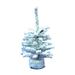 The Holiday Aisle® 9" Flocked Pine Artificial Christmas Tree in Green | 108 H x 2 W in | Wayfair BE4A6AA17D0447B8AEE5D2B2F57CC0B4